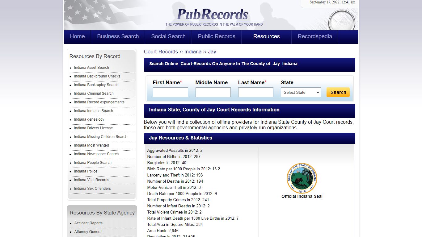 Jay County, Indiana Court Records